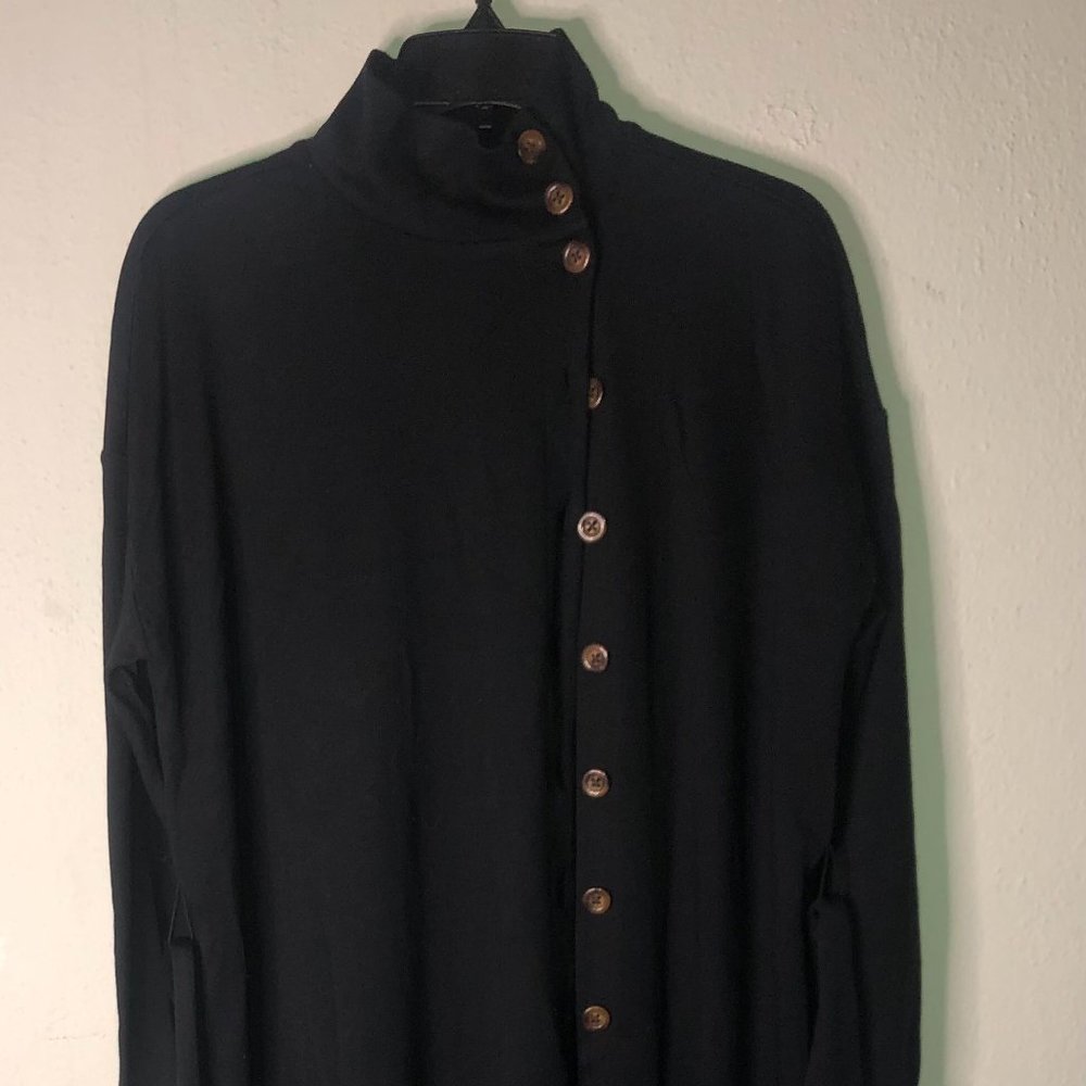 Women Black Long Sleeve Dress